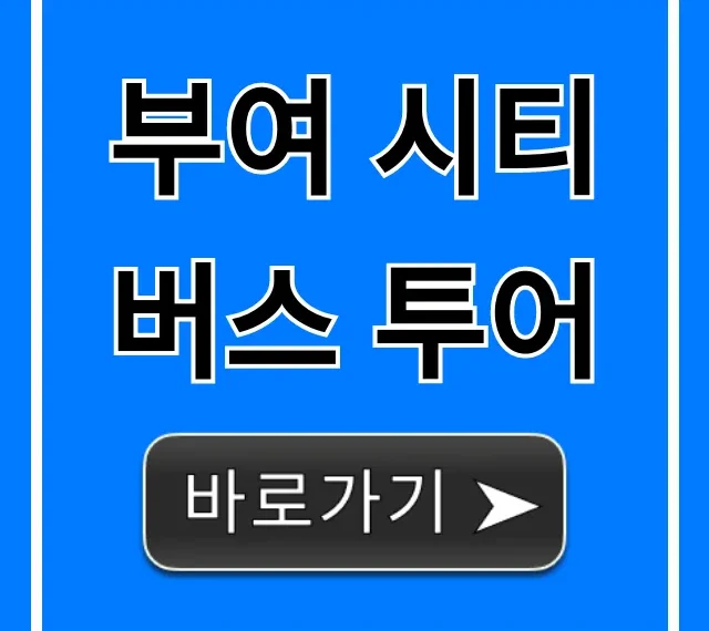 부여 시티버스 투어 코스, 예약 방법 완벽 가이드