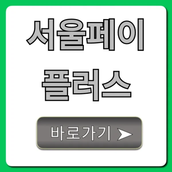 서울페이플러스, 혜택 총정리! 잔액 조회 꿀팁까지