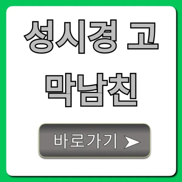 성시경 고막남친: 귀 녹는 플레이리스트 총정리