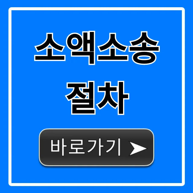 소액소송 절차: 나홀로 완벽 가이드