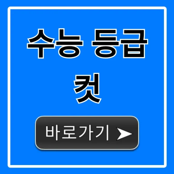 수능 등급컷 실시간 확인! 과목별 총정리