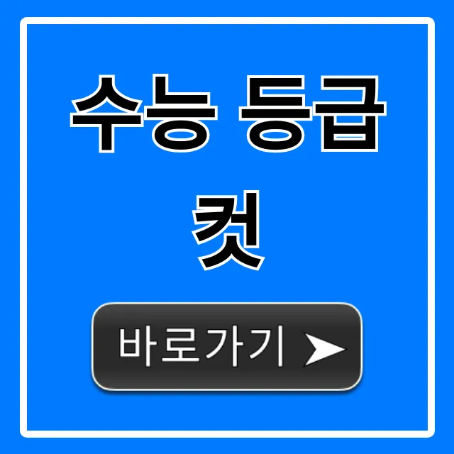 수능 등급컷 실시간 확인! 과목별 총정리