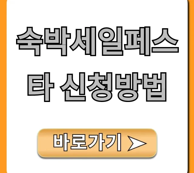 숙박세일페스타 신청방법: 쿠폰 발급 완벽 가이드!
