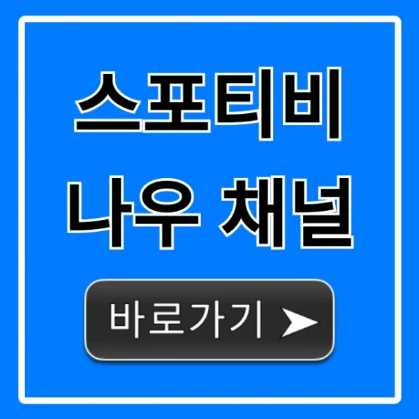 스포티비 나우 채널 가격 요금제 총정리 가이드