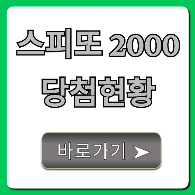 스피또 2000 당첨현황: 실시간 조회 완벽 가이드