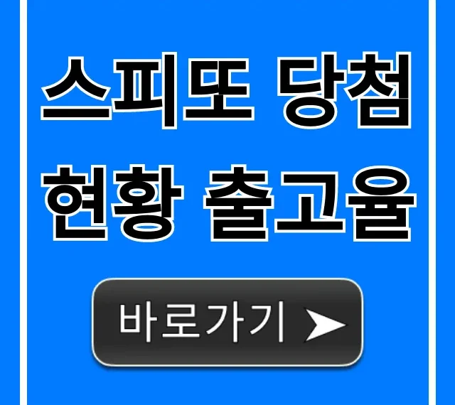 스피또 당첨현황 출고율: 1등 고액당첨 완벽 분석