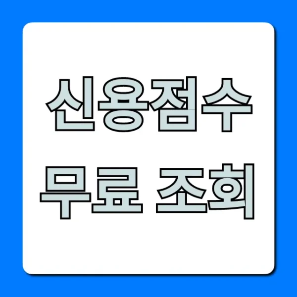 신용점수 무료 조회: 신용등급 하락 없는 완벽 가이드