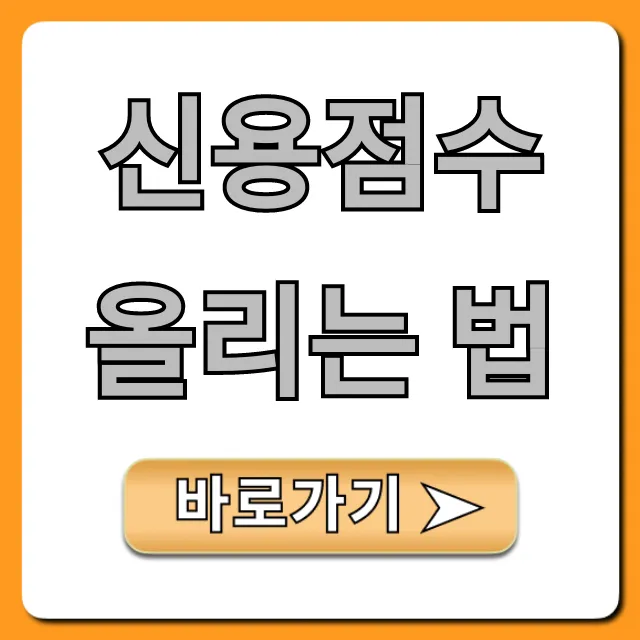 신용점수 올리는 법, 1분만에 급상승 비법