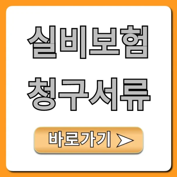 실비보험 청구서류, 누락 없이 한 번에 끝내는 꿀팁!