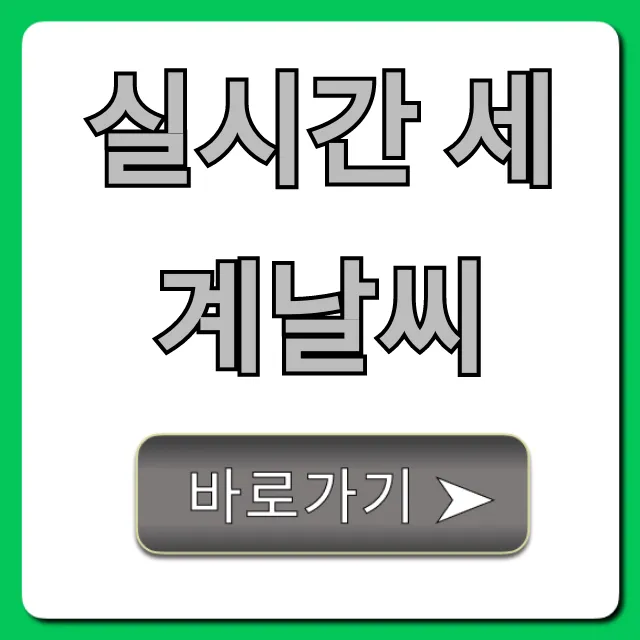 실시간 세계날씨: 해외여행 필수! 오늘 날씨 총정리