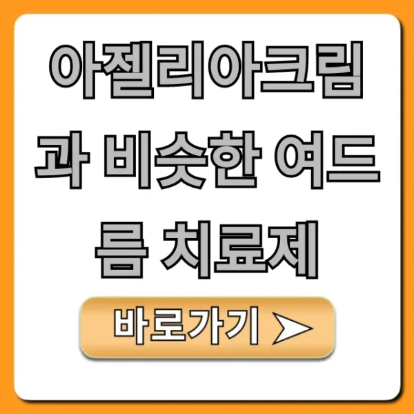 아젤리아크림과 비슷한 여드름 치료제, 효과 좋은 약국템 추천