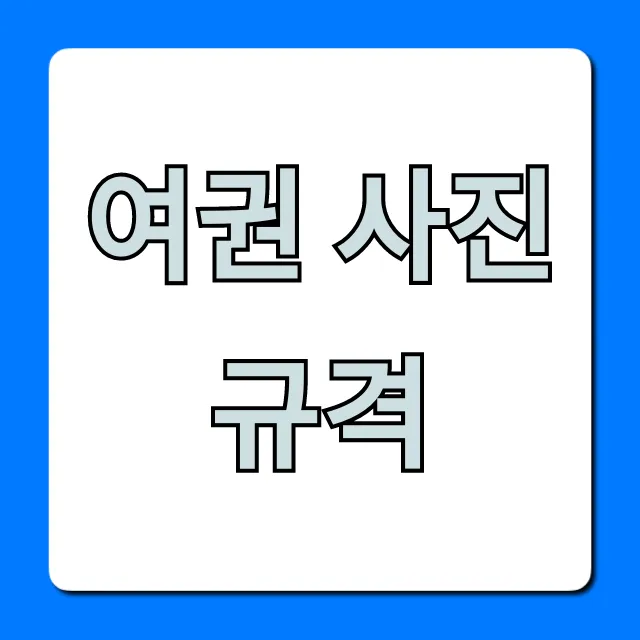 여권 사진 규격 총정리: 반려 없는 완벽 준비 꿀팁