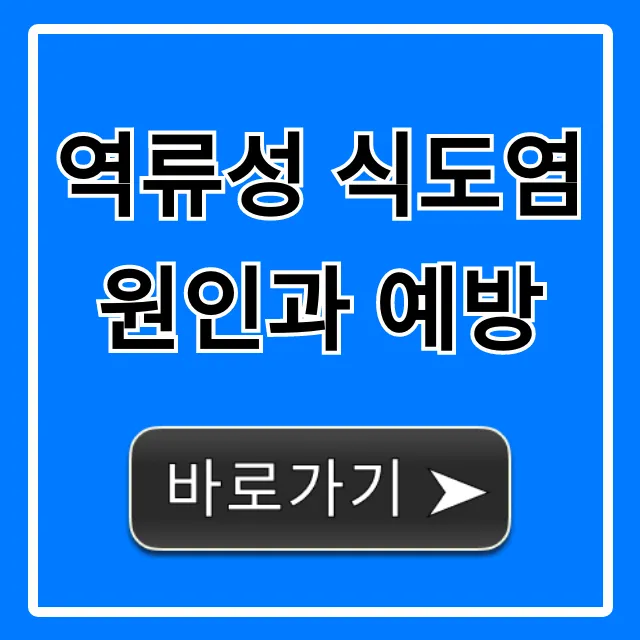 역류성 식도염 원인과 예방, 증상부터 완치 꿀팁!