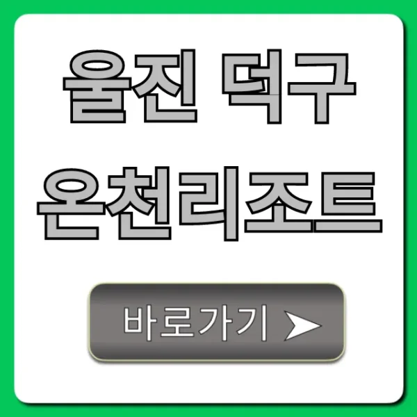 울진 덕구온천리조트 가격 할인 예약 총정리