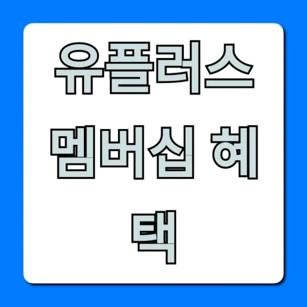 유플러스 멤버십 혜택, 모르면 손해 볼 꿀팁 총정리