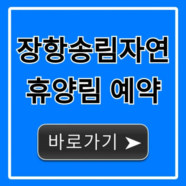 장항송림자연휴양림 예약 성공 꿀팁 총정리