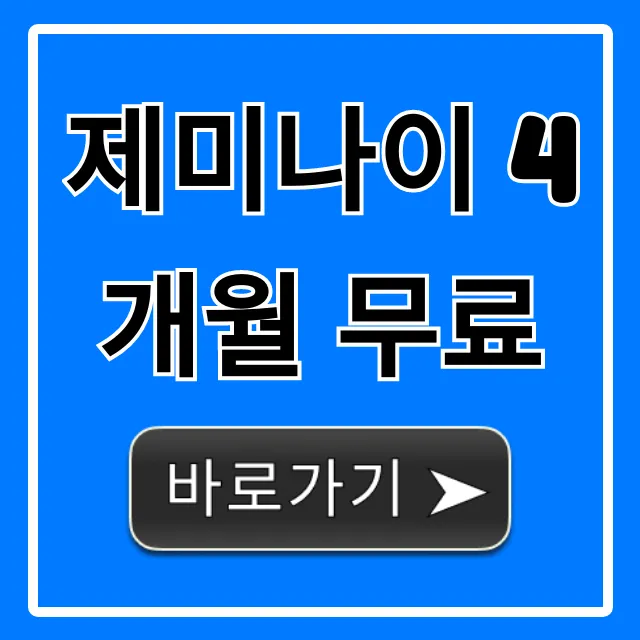 제미나이 4개월 무료 신청 꿀팁 총정리