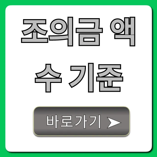 조의금 액수 기준: 관계별 얼마가 적당할까? 총정리
