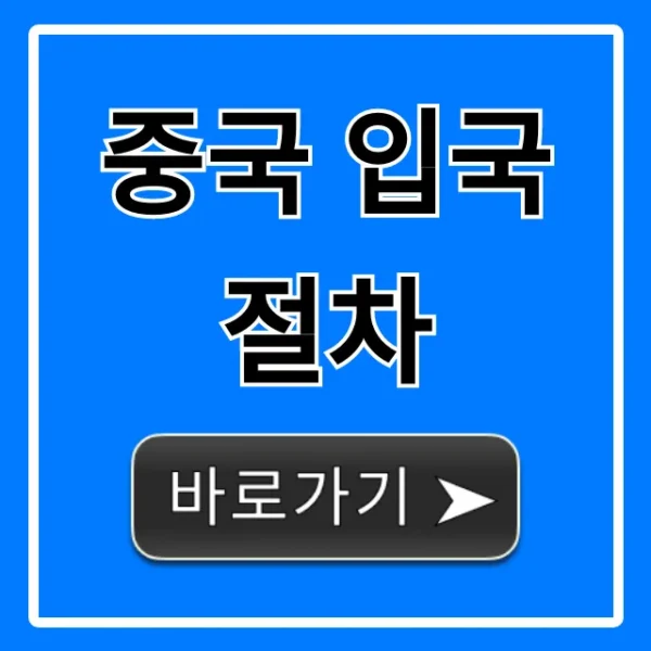 중국 입국 절차: 최신 완벽 가이드