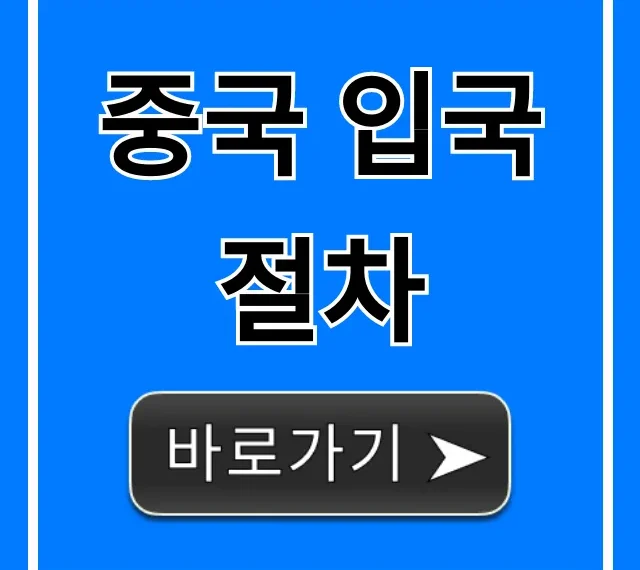중국 입국 절차: 최신 완벽 가이드