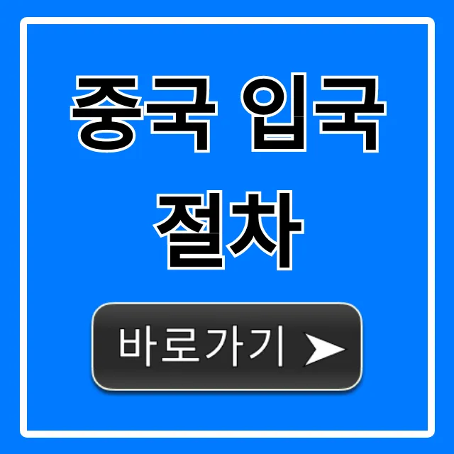 중국 입국 절차: 최신 완벽 가이드