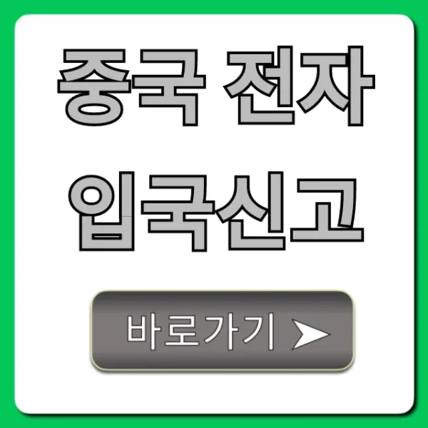 중국 전자 입국신고 5분 컷! 최신 작성 꿀팁