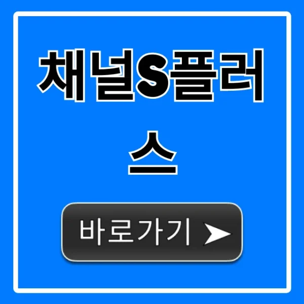 채널s플러스 완벽 가이드: 채널 번호부터 시청 꿀팁까지