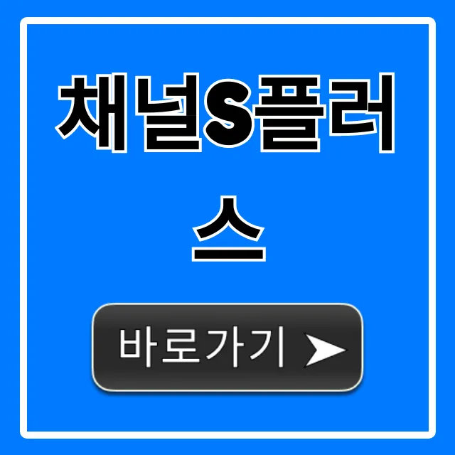 채널s플러스 완벽 가이드: 채널 번호부터 시청 꿀팁까지
