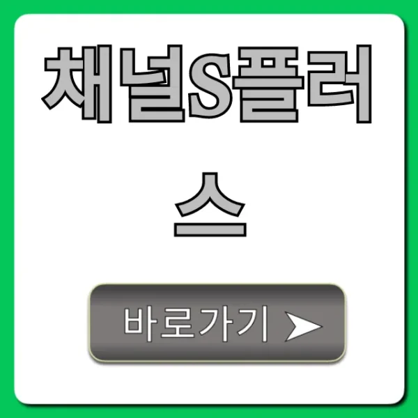 채널s플러스: 채널 번호와 시청 방법 총정리!