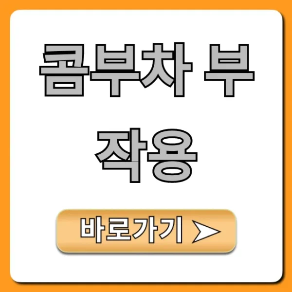 콤부차 부작용, 피해야 할 사람과 섭취량 총정리
