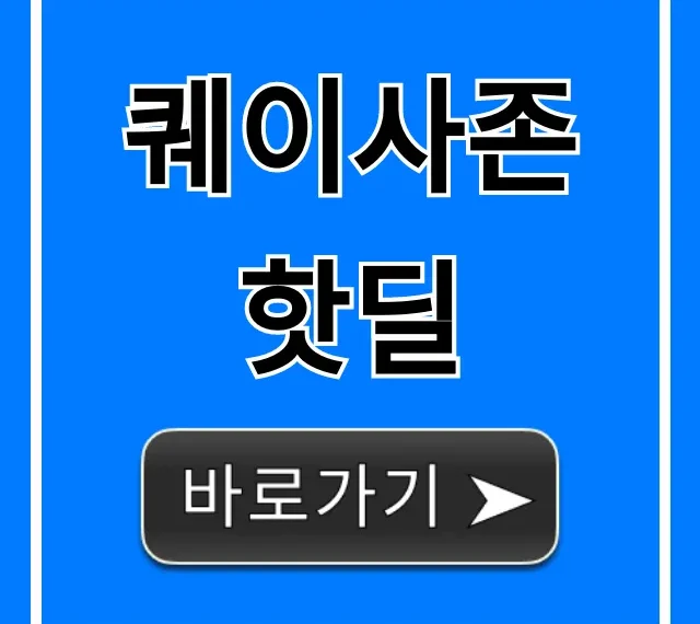 퀘이사존 핫딜 실시간 꿀팁 총정리