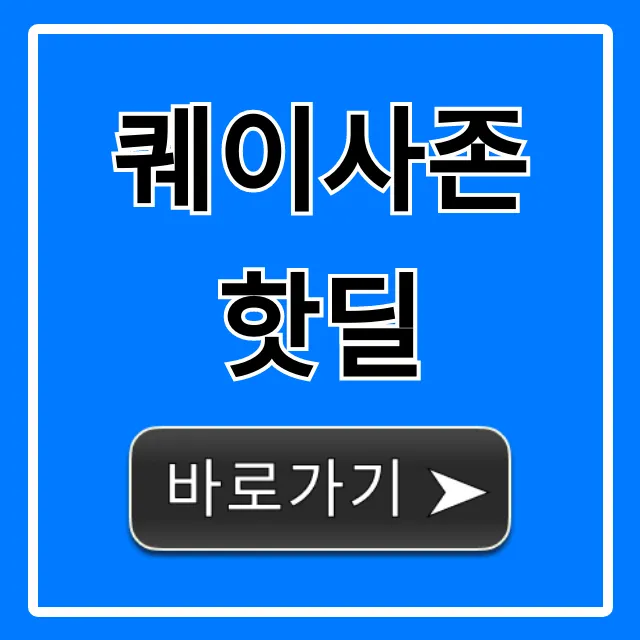 퀘이사존 핫딜 실시간 꿀팁 총정리