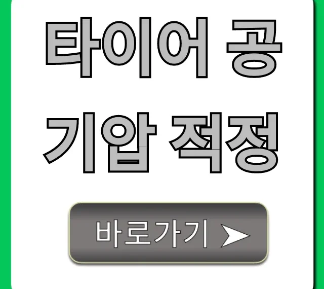 타이어 공기압 적정, 연비 안전 두 마리 토끼 잡는 법