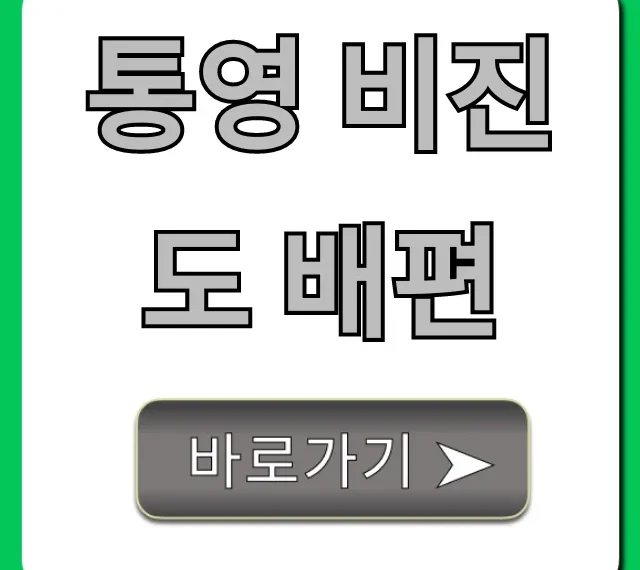 통영 비진도 배편 예약 시간표 완벽 가이드