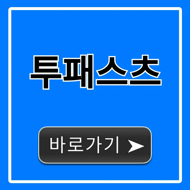 투패스츠 배대지 직구 완벽 가이드