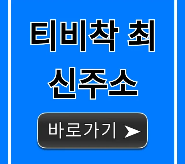 티비착 최신주소 2024년 완벽 총정리