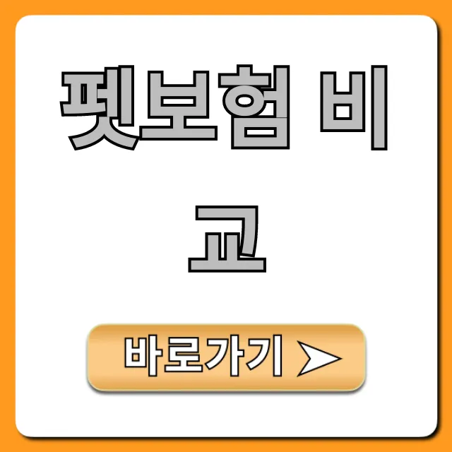 펫보험 비교: 보장 내용과 가격 한 번에!