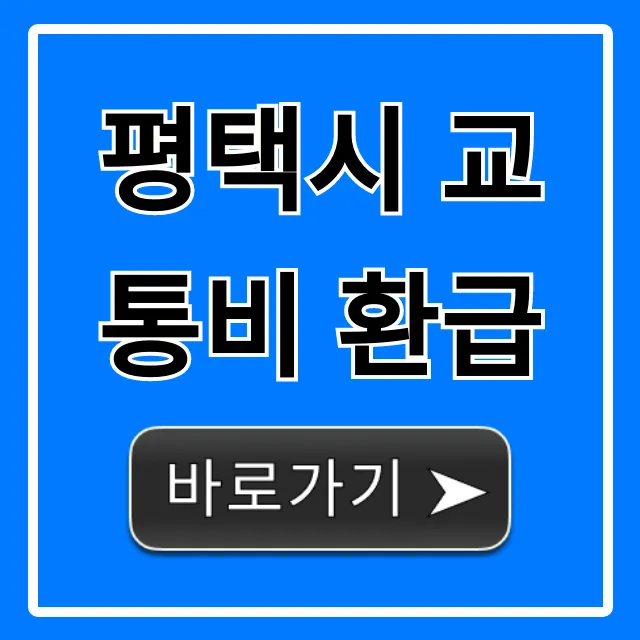 평택시 교통비 환급! 100% 받는 신청 꿀팁