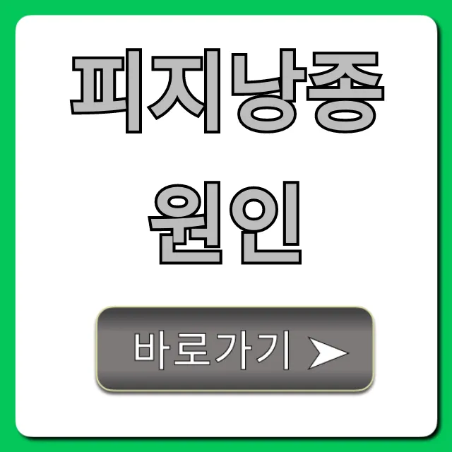 피지낭종 원인 5가지와 예방 꿀팁 총정리