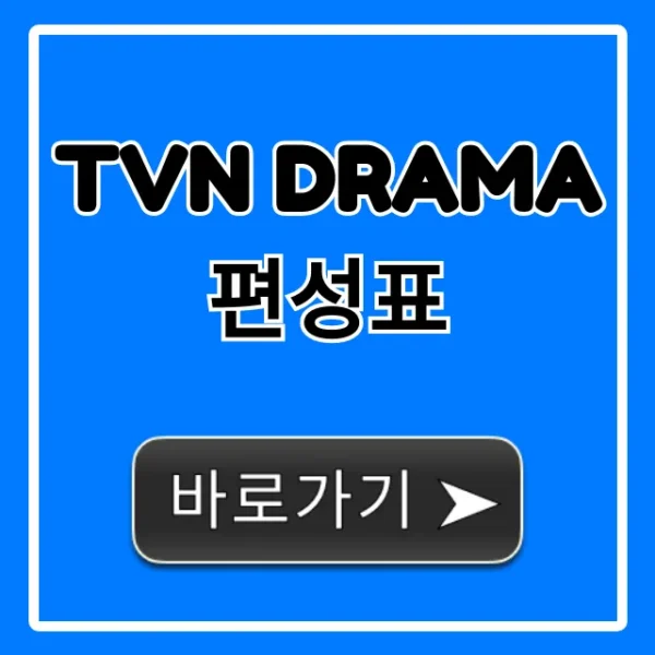 tvN DRAMA 편성표 최신 드라마 재방송 시간 총정리