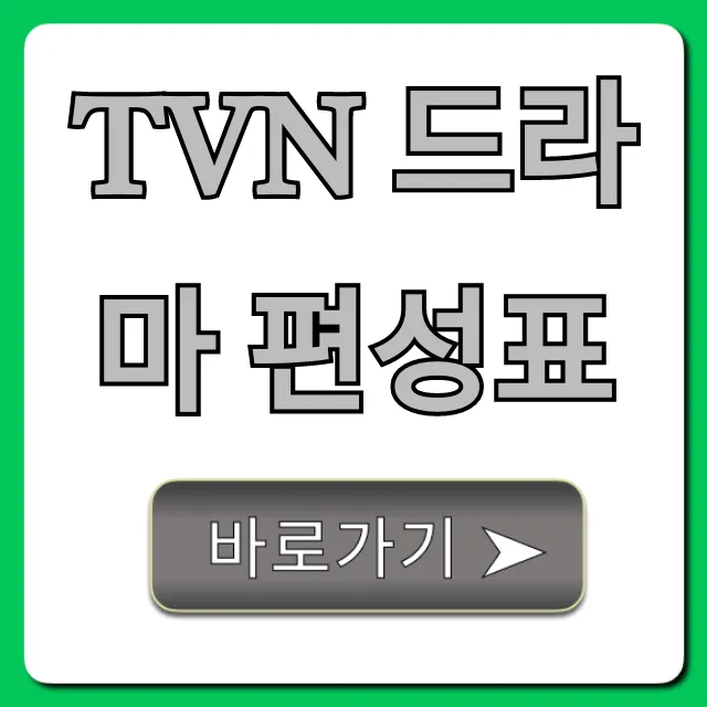 tvn 드라마 편성표 오늘 재방송 시간 완벽 조회