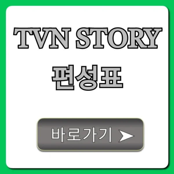 tvn story편성표 오늘 재방송 시간 총정리